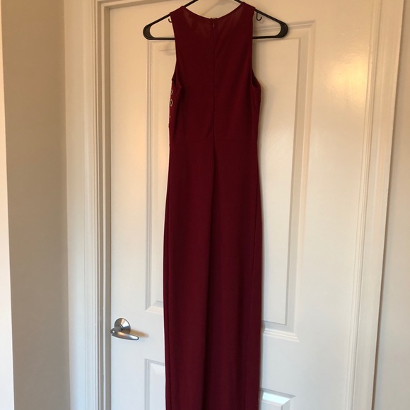 Burgundy Evening Gown by Aqua (prom or wedding) - Picture 2 of 5